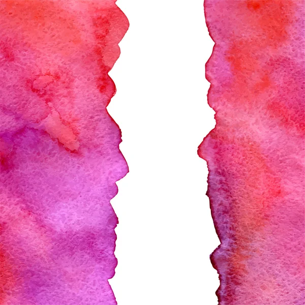 Vetor aquarela vermelho e violeta grunge fundo com espaço de cópia — Vetor de Stock