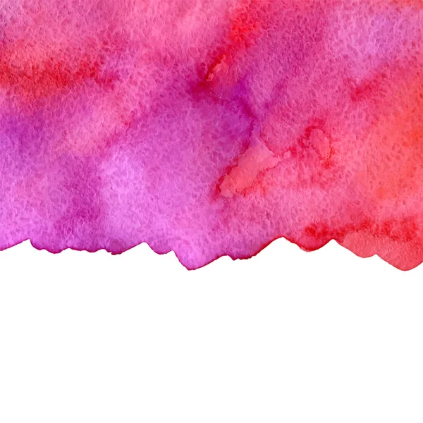 Aquarell rot und violett Grunge Hintergrund mit weißem Kopierraum — Stockvektor