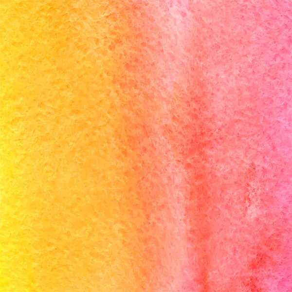 Aquarell Licht orange und rosa Farbverlauf Hintergrund — Stockvektor