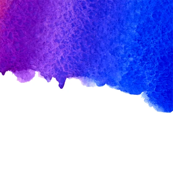 Акварель ультрамарин и фиолетовый градиентный фон с белым копировальным пространством — стоковый вектор