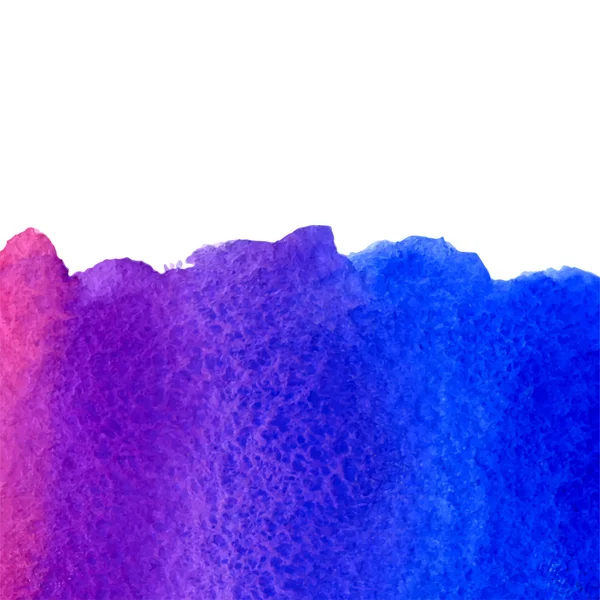 Aquarell violett und blau Farbverlauf Hintergrund mit Kopierraum — Stockvektor