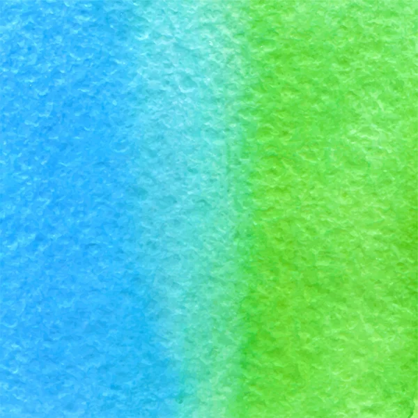 Aquarelle vectorielle fond vert et bleu — Image vectorielle