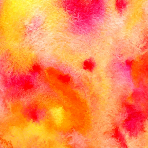 Vetor aquarela ilustração rosa, laranja e amarelo abstrato —  Vetores de Stock