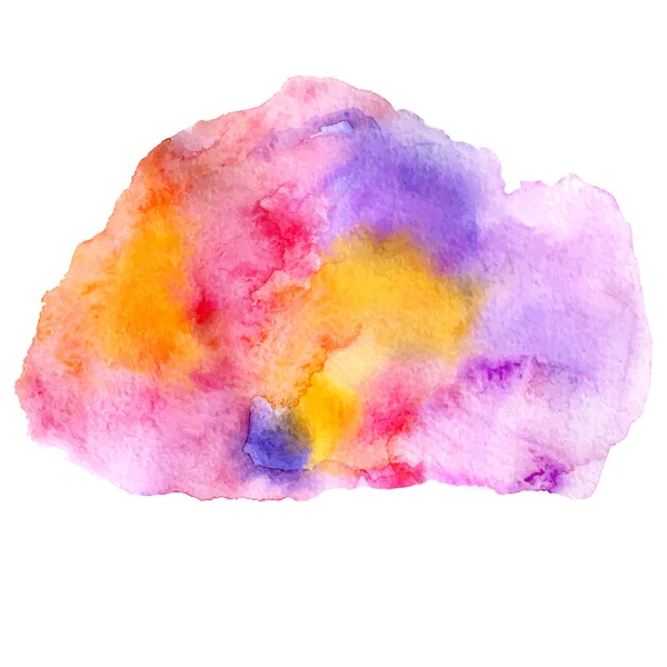 Vektor Aquarell Illustration abstrakt bunte Farbe Fleck in — Stockvektor