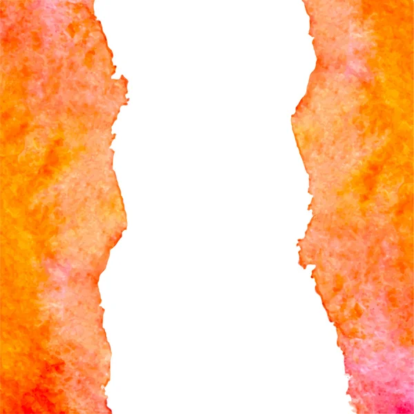 suluboya resim turuncu boya lekeleri ile dikey vektör