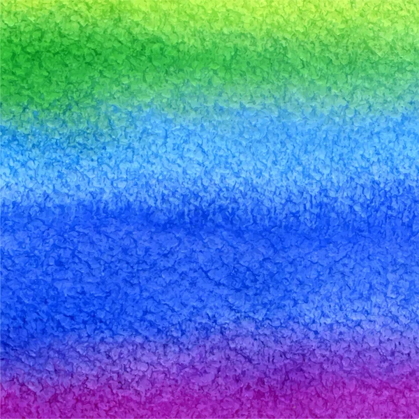 Fundo vetor aquarela nas cores verde, azul e roxo —  Vetores de Stock