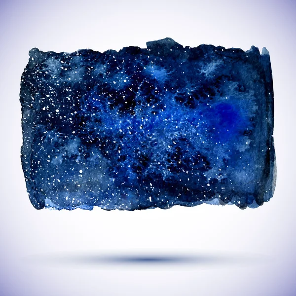 vektör suluboya kozmik afiş koyu renk ve gölge ile