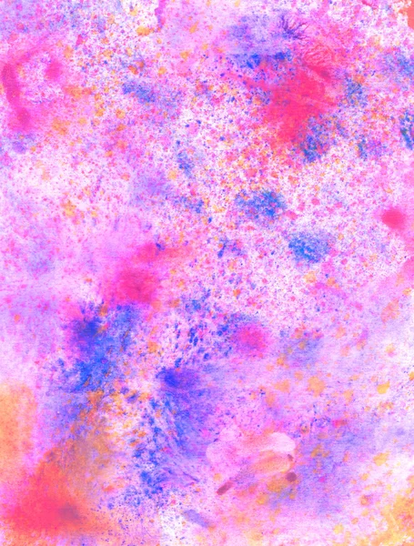 Latar belakang cat air merah muda — Stok Foto