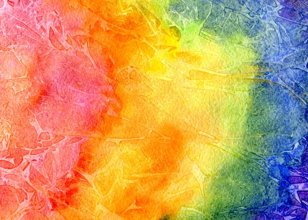 Regenbogen-Aquarell Hintergrund — Stockfoto