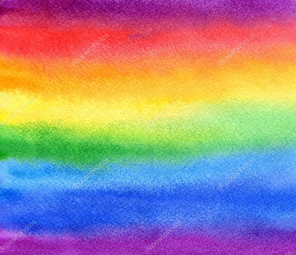 水彩カラフルな虹の背景 ストック写真 C Daina Lockie