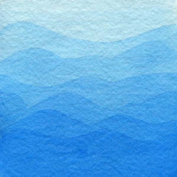 Fundo aquarela azul, cores claras em gradiente — Fotografia de Stock