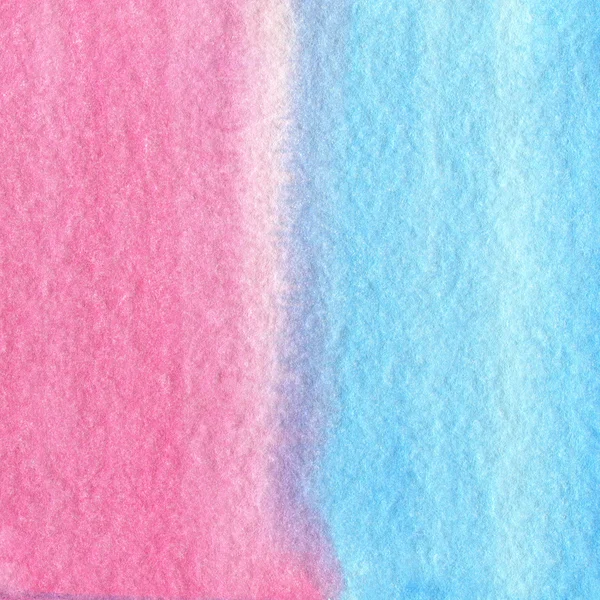 Мягкий синий и розовый акварельный фон — стоковое фото