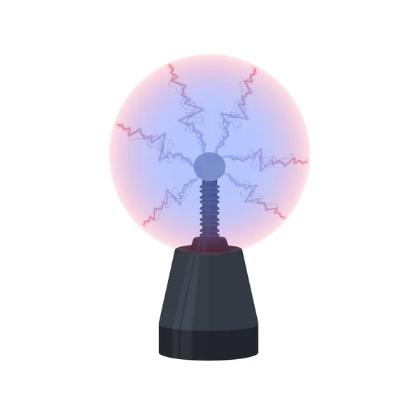 Leksaksplasmaball Elektricitet Vektor Illustration — Stock vektor