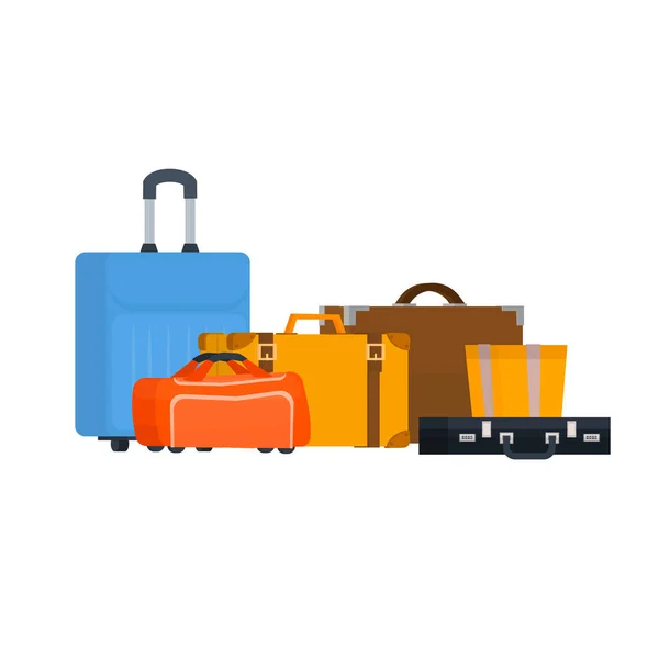 Bagages Sacs Valises Illustration Vectorielle — Image vectorielle