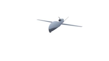 UAV. Unmanned military aircraft. Drone, an animated cartoon