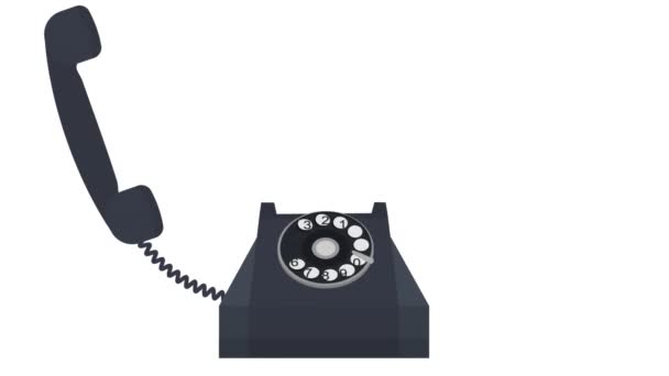 Phone Call Animation Conversation Phone Cartoon — Stock Video © denis120386  #448528920