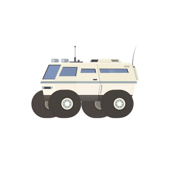 Véhicule Spatial Véhicule Rover Mars Illustration Vectorielle — Image vectorielle