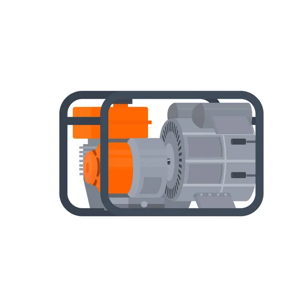 Jeneratör. Güç jeneratörü, vektör illüstrasyonu