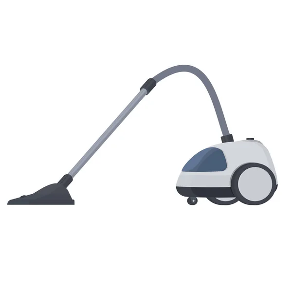 Vacuum Cleaner Vacuuming Vector Illustration — Stock Vector