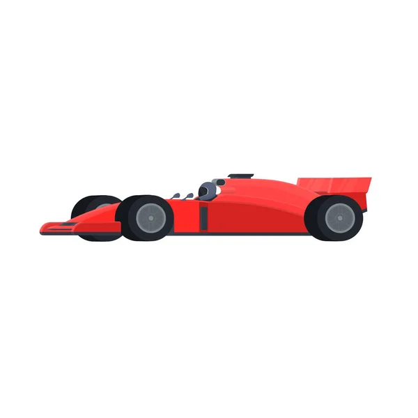 Formula Car Racing Car Vector Illustration — Stock Vector