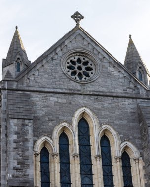 Dublin, İrlanda 'daki Mesih Kilisesi Katedrali. Kutsal Üçlü Katedral Kilisesi.