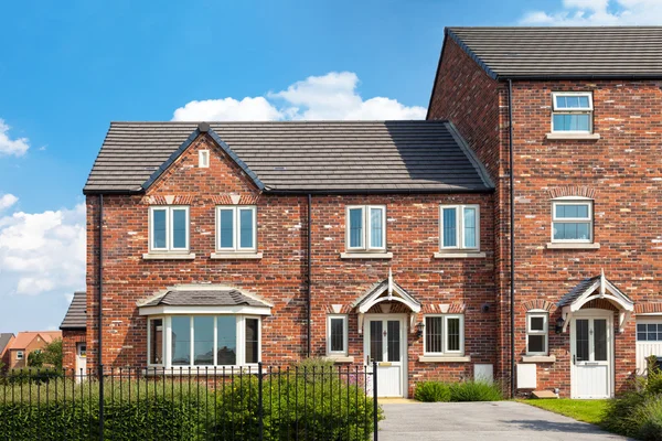 English red brick estate view — Stock Photo, Image