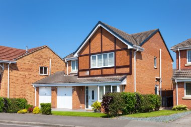 Geleneksel İngiliz müstakil evde görüntülemek