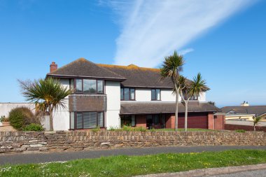 Cornwall'a garajda ile özel İngilizce house