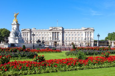 Buckingham Palace in London clipart