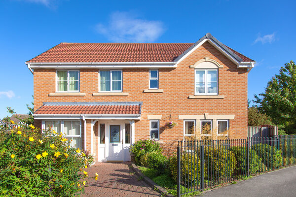 Detached house with garden