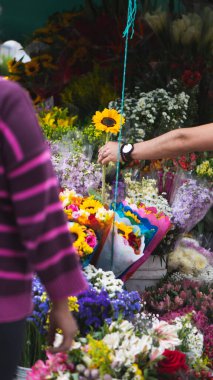 Genç aşıklar şehirde yürüyüş yapıyorlar.