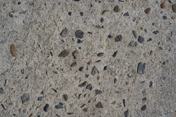 Cement Texture Small Stones Inlaid Gray Color Background Horizontal Design — Foto de Stock