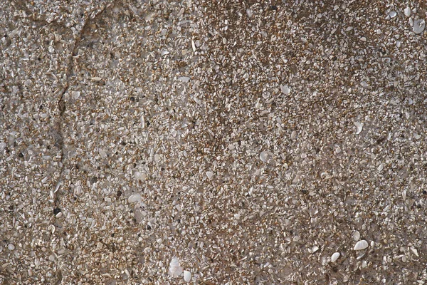 白い小さな石の質感 白と茶色の色 デザインの水平的背景 — ストック写真