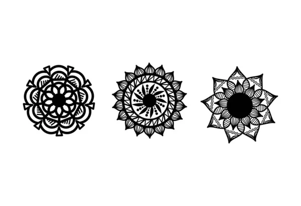 Clássico Mandala Ornamento Design Ilustração — Vetor de Stock