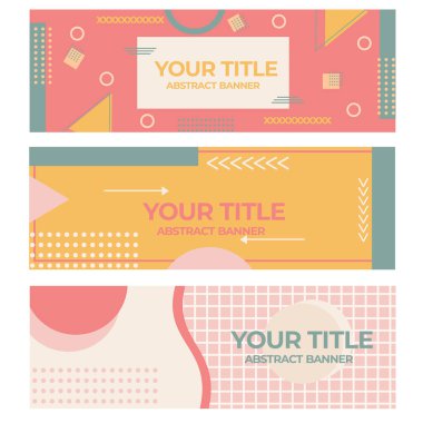 modern soyut renkli afiş arkaplan tasarımı