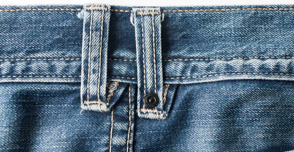 Fragment Der Klassischen Blue Jeans — Stockfoto