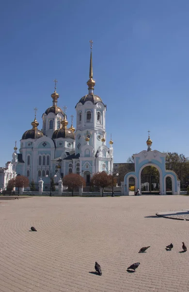 Kharkiv Ucrânia 2021 Sacerdote Mártir Alexandre Arcebispo Kharkov Modelo Templo — Fotografia de Stock