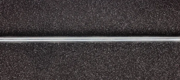 Screw Thread Rod Metric Threaded Stud Din 975 — Stock Photo, Image