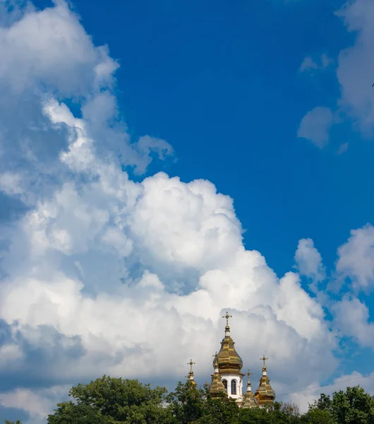 Kharkiv Ucrânia 2021 Igreja Santa Myrrh Bearing Women Paisagem Urbana — Fotografia de Stock
