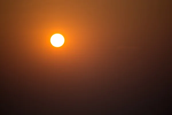 Puesta de sol, rayos de luz — Foto de Stock