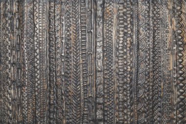 Cnc makinesine oyulmuş ahşap desenli arkaplan