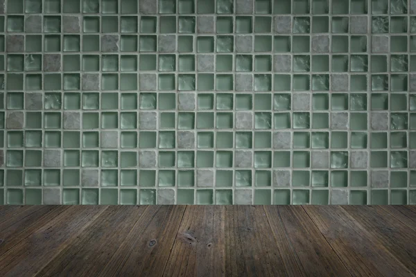 Superfície de textura de parede com terraço Madeira — Fotografia de Stock