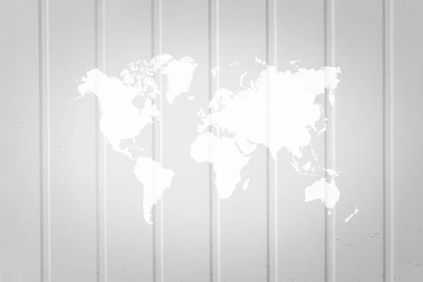 세계 지도 함께 벽 질감 표면 — 스톡 사진