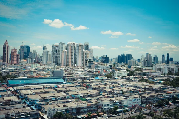 Diurno e transporte na cidade de Bangkok Tailândia — Fotografia de Stock