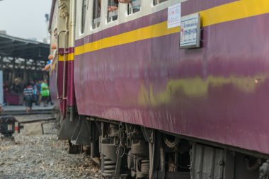 Buharlı tren Tayland devlet demiryolu 119 yıl yıldönümü