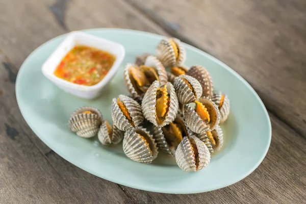 Cockles seafood boiled