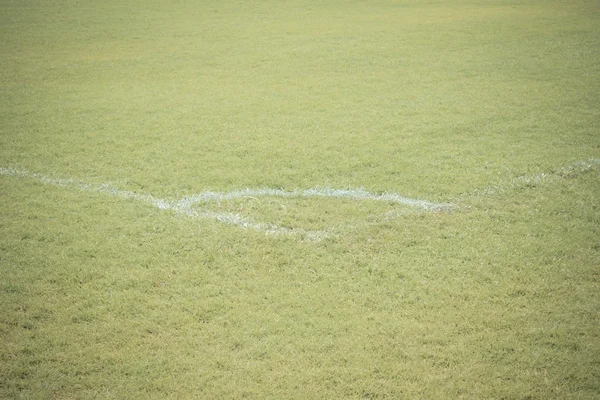 Ecke Fußballplatz — Stockfoto