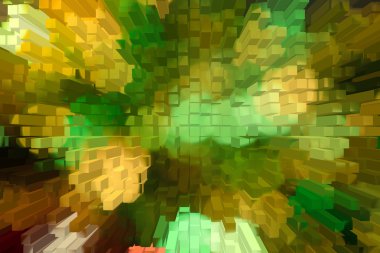 Stil bokeh arka plan ışık soyut 3d Yükselt