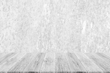 Metal pas duvar doku yüzeyi ahşap teras ile