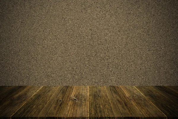 Настенная фактура винтажный стиль с деревянной террасой — стоковое фото